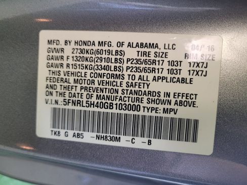 Used 2016 Honda Odyssey EX image 33