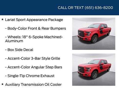 Used 2016 Ford F150 Lariat w/ Equipment Group 502A Luxury AWD/4WD image 9