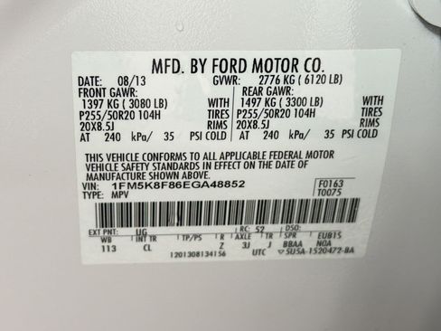 Used 2014 Ford Explorer Limited w/ Equipment Group 301A image 21