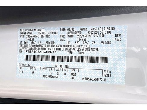 New 2026 Ford Transit 250 148 Medium Roof w/ Load Area Protection Package RWD image 41