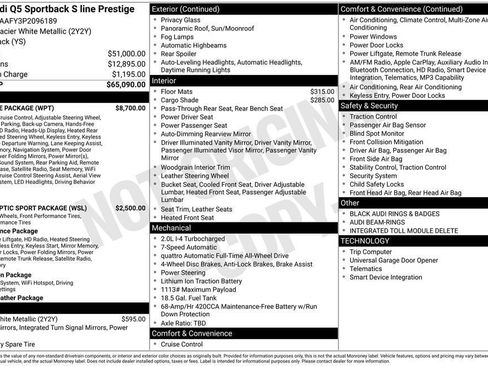 Used 2023 Audi Q5 2.0T Prestige w/ Prestige Package AWD/4WD image 25
