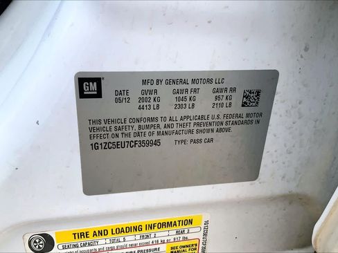 Used 2012 Chevrolet Malibu LT w/ Sunroof and Power Package FWD image 29