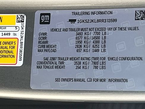 Used 2024 GMC Yukon XL Denali w/ LPO, Floor Liner Package AWD/4WD image 34