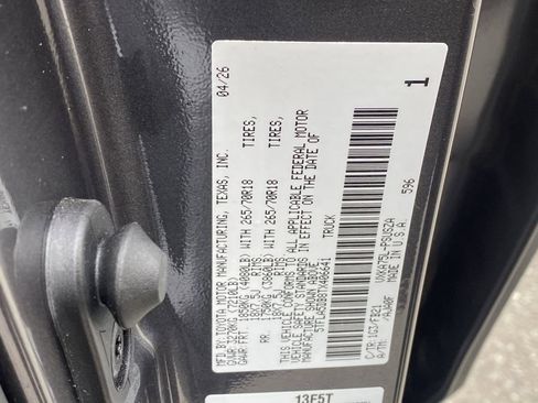 Certified 2026 Toyota Tundra SR5 w/ TRD Off-Road Package AWD/4WD image 36
