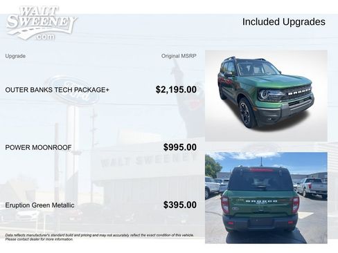 Used 2025 Ford Bronco Sport Outer Banks w/ Outer Banks Tech Package+ AWD/4WD image 11