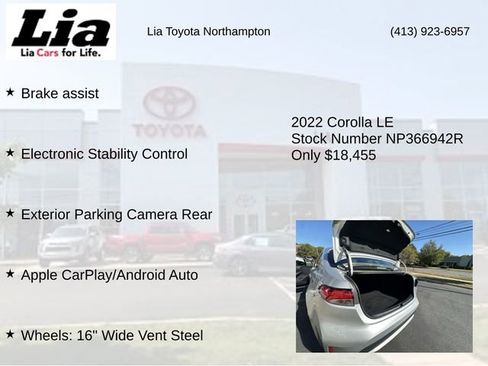 Used 2022 Toyota Corolla LE image 7