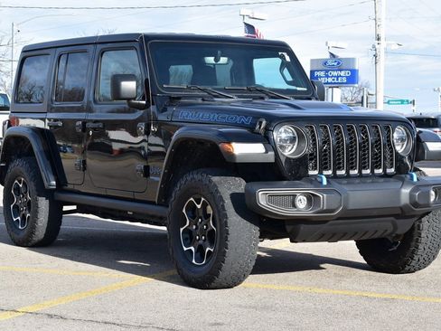Used 2021 Jeep Wrangler Unlimited Rubicon 4xe w/ Cold Weather Group image 3