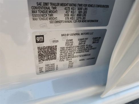 New 2026 Chevrolet Silverado 1500 LTZ w/ LTZ Premium Package image 32