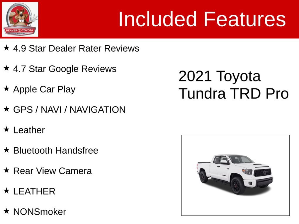 Used 2021 Toyota Tundra TRD Pro AWD/4WD image 4
