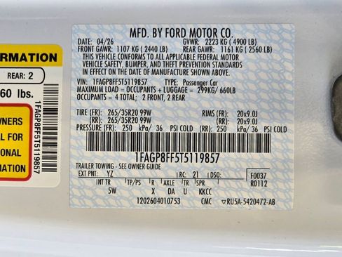 New 2026 Ford Mustang GT Premium RWD image 34