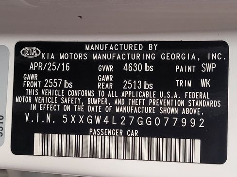Used 2016 Kia Optima SX FWD image 33
