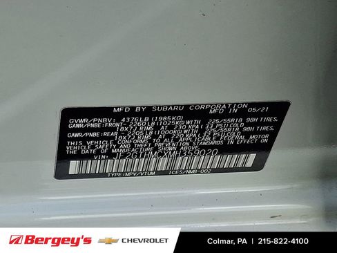 Used 2021 Subaru Crosstrek 2.5i Limited w/ Popular Package #4 AWD/4WD image 31