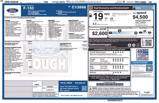 New 2026 Ford F150 King Ranch w/ Equipment Group 601A High AWD/4WD image 10