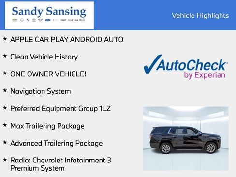 Used 2023 Chevrolet Tahoe Premier w/ Max Trailering Package RWD image 7