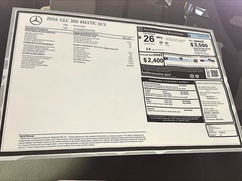 New 2026 Mercedes-Benz GLC 300 4MATIC image 18