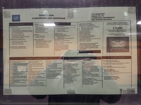 New 2025 GMC Savana 2500 Extended w/ Driver Convenience Package image 58