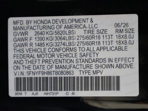 New 2026 Honda Passport TrailSport Elite image 25