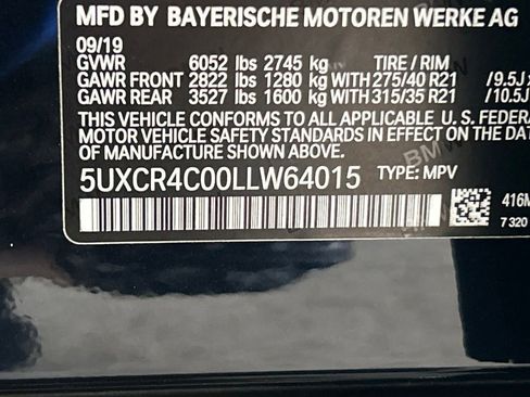 Used 2020 BMW X5 sDrive40i w/ M Sport Package RWD image 46