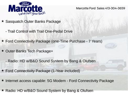 Certified 2026 Ford Bronco Sport Outer Banks w/ Sasquatch Outer Banks Package AWD/4WD image 18