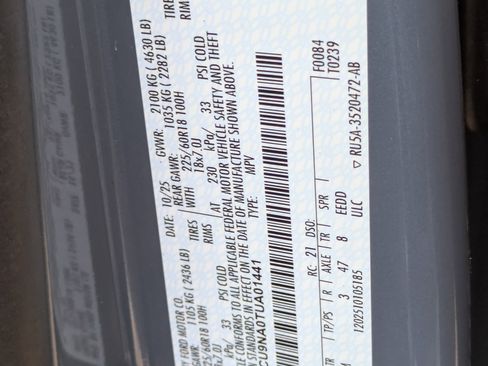 New 2026 Ford Escape ST-Line Select w/ Equipment Group 401A image 38