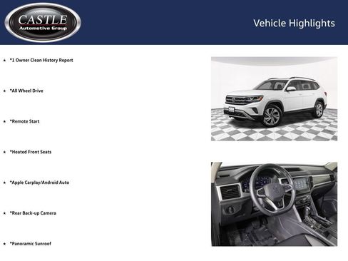 Used 2023 Volkswagen Atlas SE w/ Panoramic Sunroof Package image 4