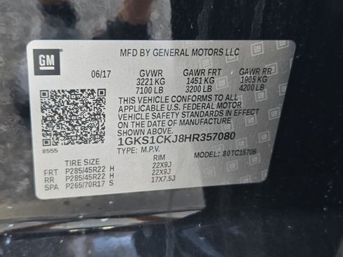 Used 2017 GMC Yukon Denali w/ Open Road Package RWD image 14