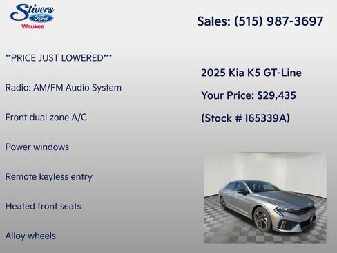 Used 2025 Kia K5 GT-Line AWD/4WD image 8