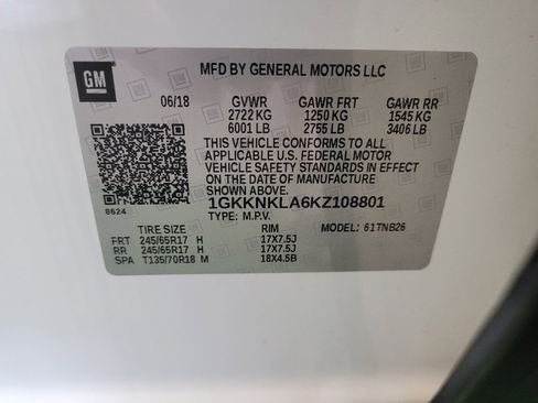 Used 2019 GMC Acadia SLE FWD image 33