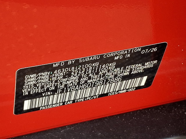 New 2026 Subaru WRX Premium AWD/4WD image 11