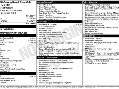 Used 2024 GMC Canyon Denali AWD/4WD image 33