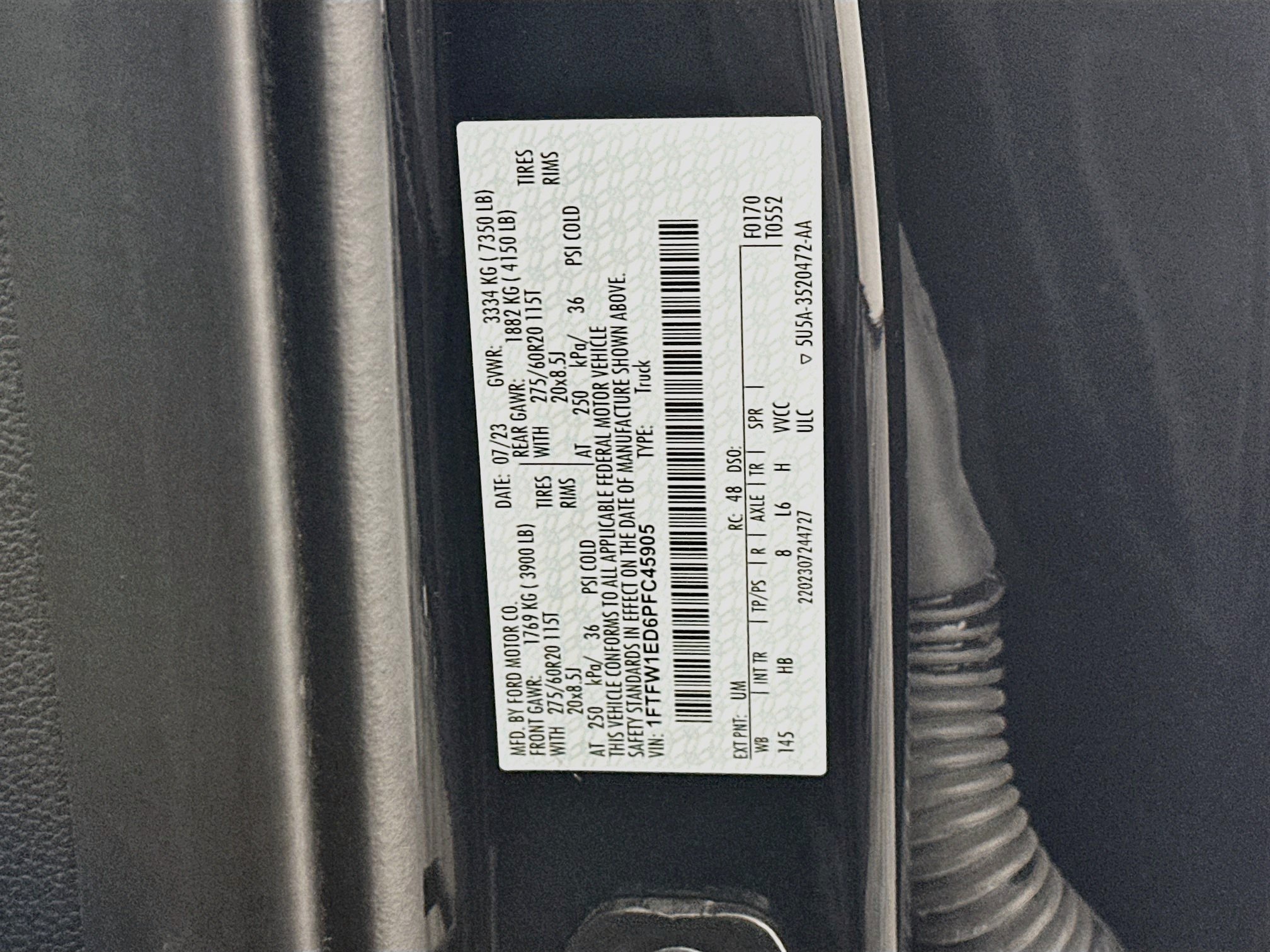 Used 2023 Ford F150 Lariat w/ Equipment Group 502A High AWD/4WD image 12