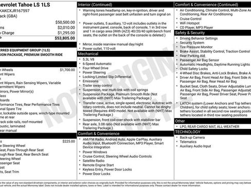 Used 2018 Chevrolet Tahoe LS image 10