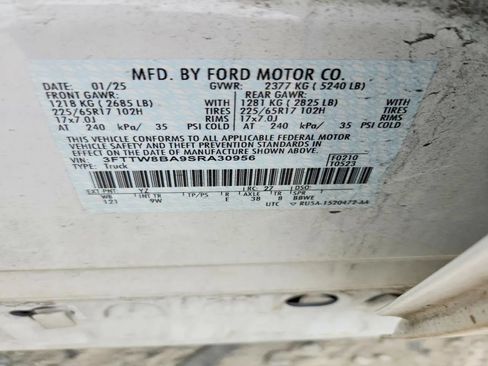 Used 2025 Ford Maverick XL w/ Equipment Group 102A AWD/4WD image 12