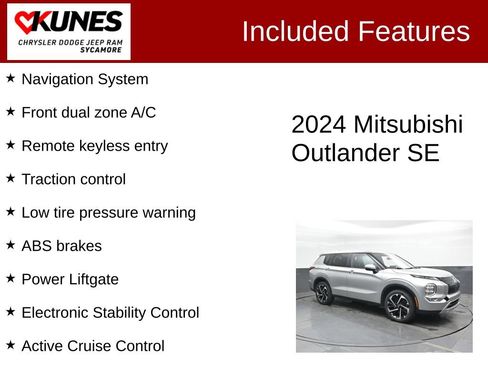 Used 2024 Mitsubishi Outlander SE AWD/4WD image 3