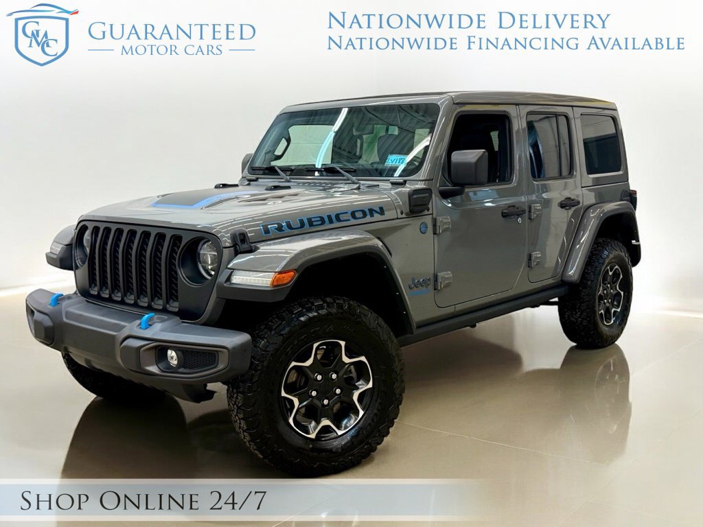 Used 2021 Jeep Wrangler Unlimited Rubicon 4xe AWD/4WD image 1