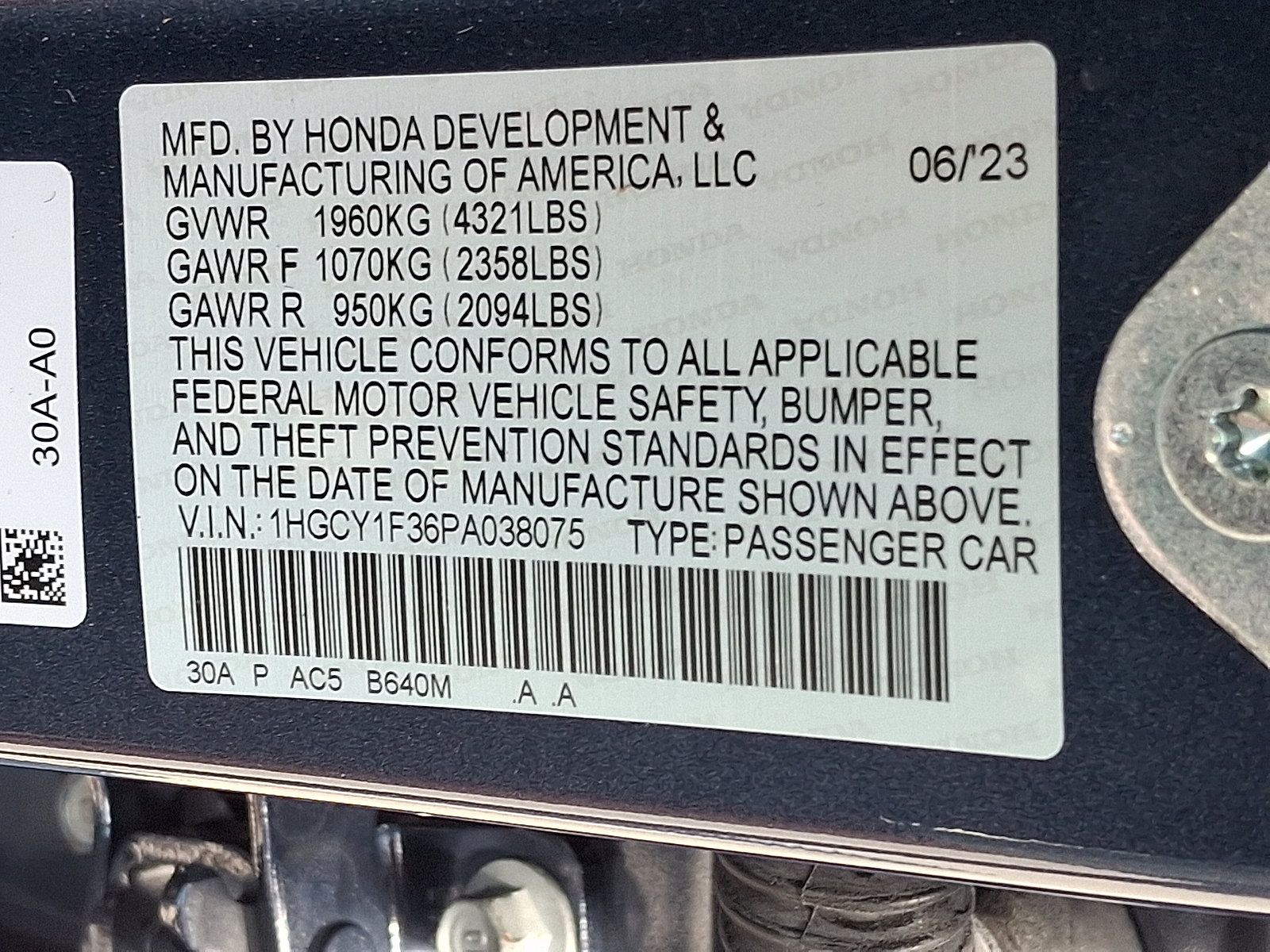 Used 2023 Honda Accord EX image 27