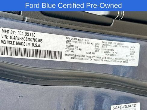 Used 2021 Jeep Grand Cherokee Limited w/ Quick Order Package 28K 80th AWD/4WD image 47