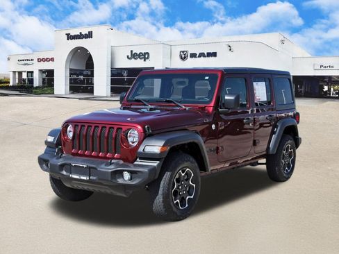 Used 2021 Jeep Wrangler Unlimited Sport AWD/4WD image 3