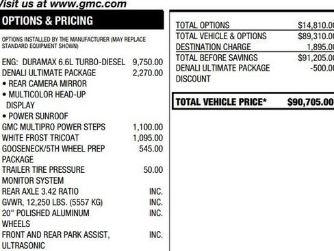 Used 2023 GMC Sierra 3500 Denali w/ Denali Ultimate Package image 2