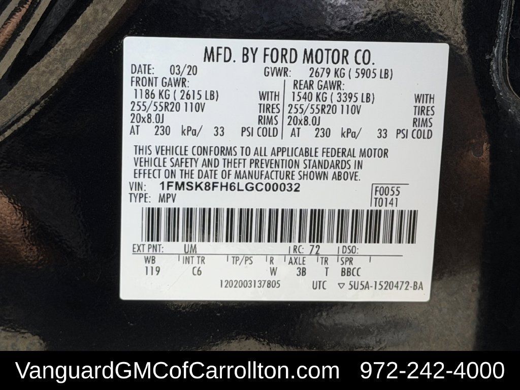 Used 2020 Ford Explorer Limited AWD/4WD image 31
