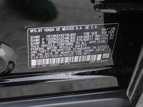 Certified 2026 Honda HR-V LX image 29