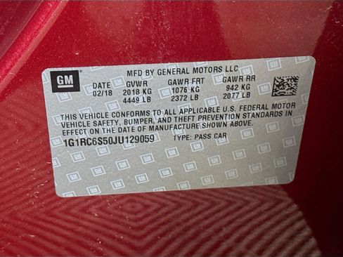 Used 2018 Chevrolet Volt LT w/ LT Driver Confidence Package image 27