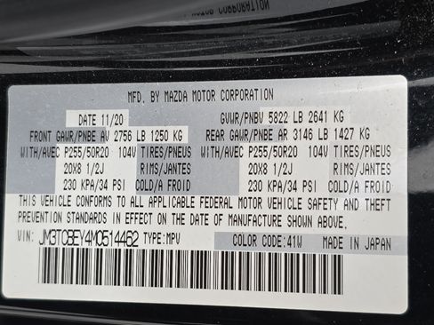 Used 2021 MAZDA CX-9 Signature AWD/4WD image 37