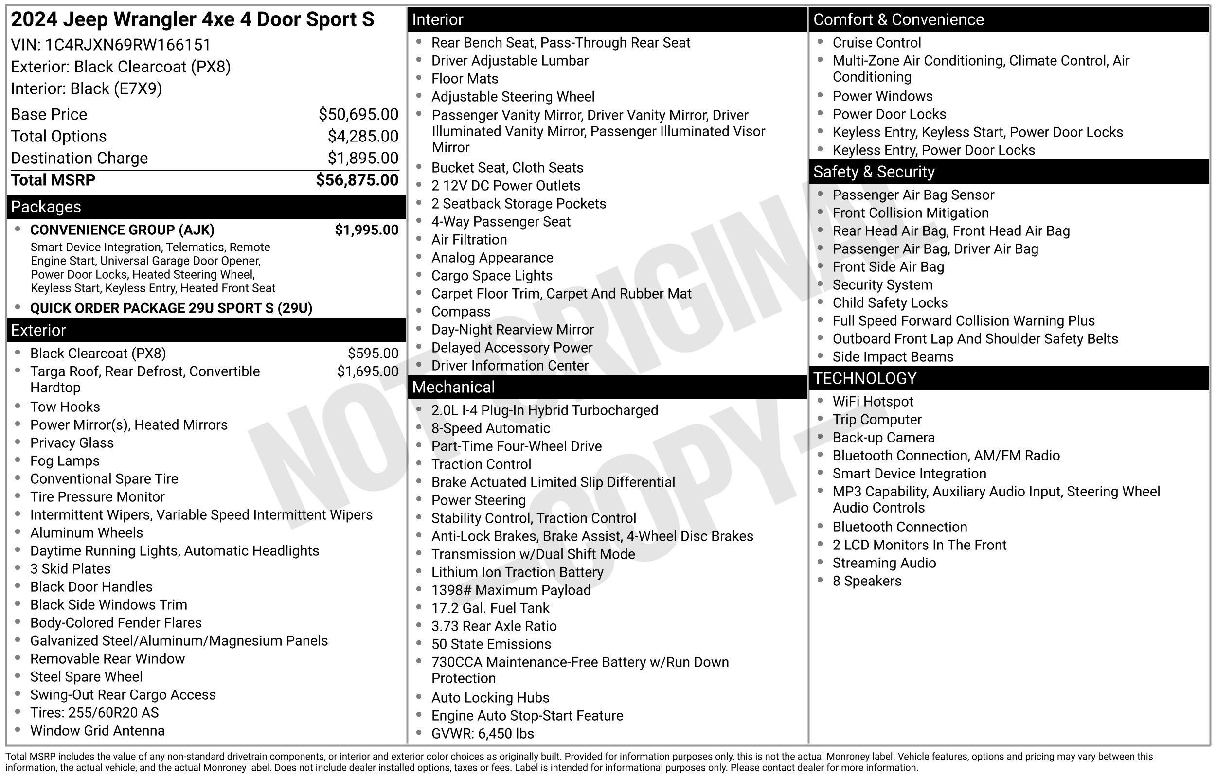 Used 2024 Jeep Wrangler Unlimited w/ Convenience Group AWD/4WD image 4