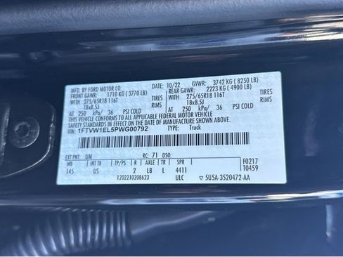 Used 2023 Ford F150 Lightning XLT w/ Max Trailer Tow Package image 49