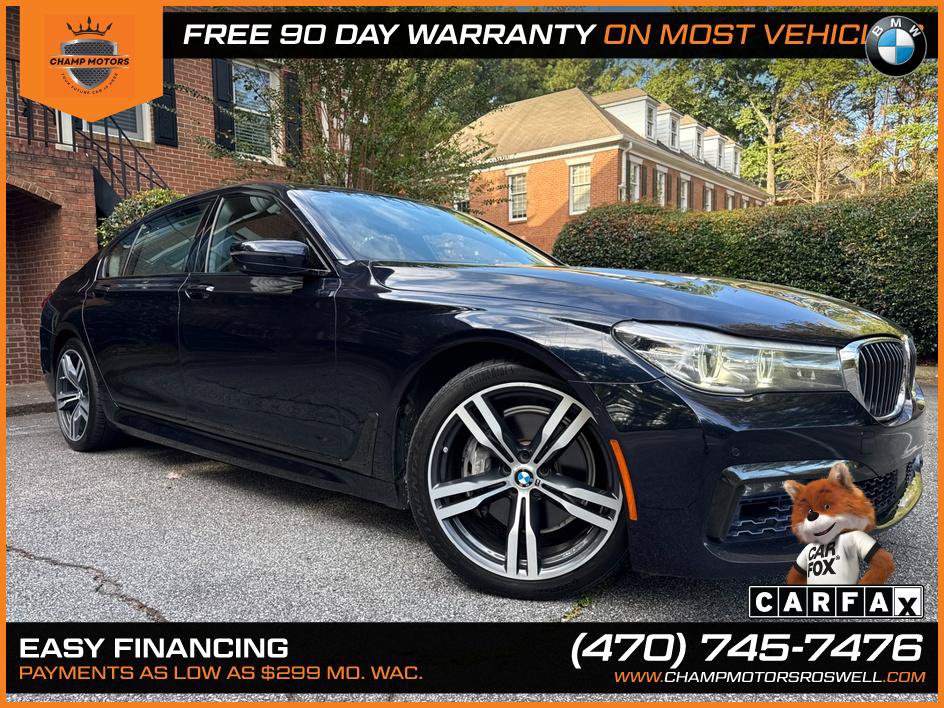 Used 2016 BMW 740i w/ Luxury Rear Seating Package RWD image 5