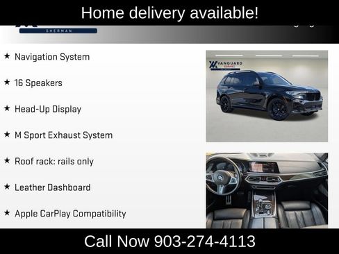 Used 2019 BMW X7 xDrive50i w/ Dynamic Handling Package AWD/4WD image 6