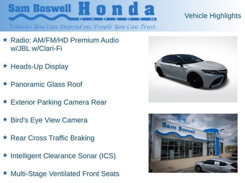 Used 2022 Toyota Camry XSE w/ Navigation Package FWD image 7