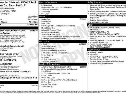 Used 2024 Chevrolet Silverado 1500 LT Trail Boss w/ LT Trail Boss Premium Package image 77