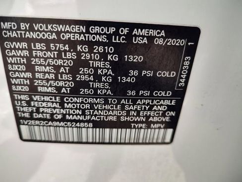 Used 2021 Volkswagen Atlas SEL FWD image 33
